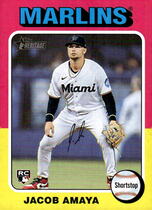 2024 Topps Heritage High Number #626 Jacob Amaya