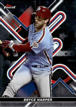 2022 Finest Base Set #79 Bryce Harper