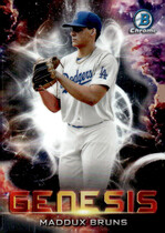 2021 Bowman Chrome Draft Genesis #GNS-15 Maddux Bruns