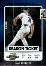 2021 Panini Contenders Optic #61 Max Scherzer