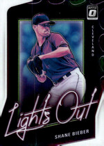 2021 Donruss Optic Lights Out #LO15 Shane Bieber
