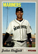 2019 Topps Heritage High Number #525 Justus Sheffield