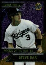1995 Team Issue Los Angeles Dodgers Chromium Rookie of the Year #11 Steve Sax