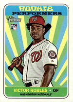 2018 Topps Heritage High Number Rookie Performers #RP-VR Victor Robles