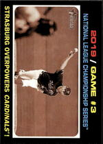 2020 Topps Heritage #204 Strasburg Unstoppable