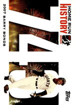 2007 Topps Barry Bonds Home Run History #743 Barry Bonds