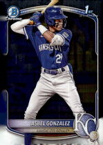 2025 Bowman Chrome Prospects #BCP-4 Asbel Gonzalez