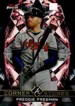 2018 Finest Cornerstones #FC-FF Freddie Freeman
