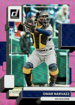 2022 Donruss Holo Pink #116 Omar Narvaez