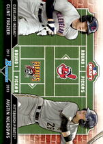 2013 Bowman Draft Dual Draftee #DD-FM Austin Meadows|Clint Frazier
