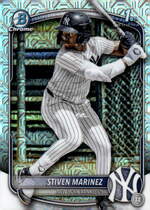 2025 Bowman Chrome Mega Box Prospects (Mojo Refractor) #BCP-189 Stiven Marinez