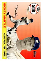 2008 Topps Mickey Mantle Home Run History #MHR529 Mickey Mantle