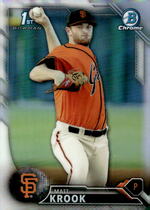 2016 Bowman Chrome Draft Refractor #BDC-33 Matt Krook
