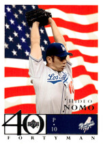2003 Upper Deck 40-Man Red White and Blue #518 Hideo Nomo