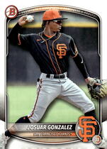 2025 Bowman Draft #BD-182 Josuar Gonzalez