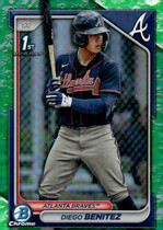 2024 Bowman Chrome Prospects Lunar Glow Refractor #BCP-39 Diego Benitez