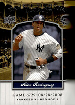 2008 Upper Deck Yankee Stadium Legacy Collection 6501-6742 #6729 Alex Rodriguez