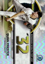 2023 Bowman Chrome Bowman Scouts Top 100 #BTP-32 Quinn Priester