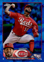 2023 Topps Chrome Sapphire Edition #198 Vladimir Gutierrez