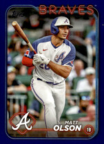 2024 Topps Royal Blue #350 Matt Olson