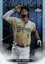 2022 Topps Chrome Stars of MLB Series 2 #SMLBC-34 Ketel Marte