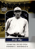 2008 Upper Deck Yankee Stadium Legacy Collection 1-500 #86 Wally Pipp