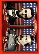 2008 Topps Historical Campaign Match-Ups #HCM-1864 Abraham Lincoln|George McClellan