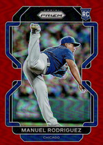 2022 Panini Prizm Red Prizm #153 Manuel Rodriguez