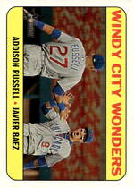 2018 Topps Heritage High Number Combo Cards #CC-7 Javier Baez|Addison Russell