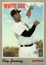 2019 Topps Heritage High Number 1970 Topps Cloth Stickers #17 Eloy Jimenez