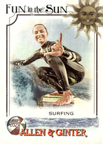 2023 Topps Allen & Ginter Fun in the Sun #FITS-6 Surfing