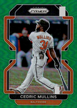 2022 Panini Prizm Green Prizm #67 Cedric Mullins