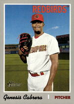 2019 Topps Heritage Minor League #156 Genesis Cabrera