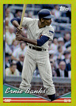 2024 Topps Archives Yellow Foilboard #258 Ernie Banks