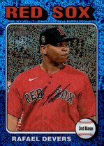 2024 Topps Heritage Chrome Blue Sparkle Refractor #239 Rafael Devers