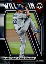 2021 Panini Mosaic Will to Win #5 Clayton Kershaw