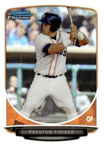 2013 Bowman Chrome Draft Top Prospects Refractors #TP-11 Preston Tucker