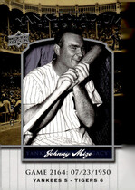 2008 Upper Deck Yankee Stadium Legacy Collection 2001-2500 #2164 Johnny Mize