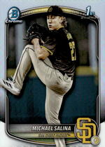 2025 Bowman Chrome Draft Refractor #BDC-76 Michael Salina