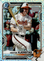 2021 Bowman Chrome Mega (Mojo Refractor) #BCP-138 Heston Kjerstad