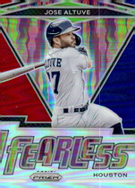 2021 Panini Prizm Fearless Red White & Blue Prizm #FR-9 Jose Altuve