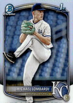 2025 Bowman Chrome Draft Refractor #BDC-118 Michael Lombardi