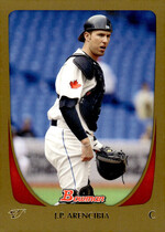 2011 Bowman Gold #70 J.P. Arencibia