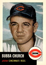 1991 Topps Archives 1953 #47 Bubba Church