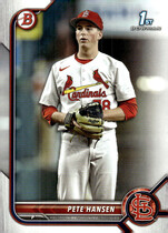 2022 Bowman Draft #BD-128 Pete Hansen