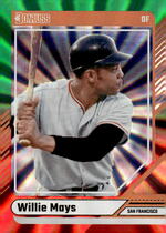 2024 Donruss Green Laser #95 Willie Mays