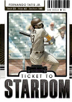2021 Panini Contenders Ticket to Stardom #3 Fernando Tatis Jr.