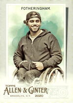 2020 Topps Allen & Ginter #217 Aaron Fotheringham