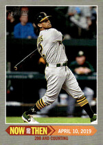 2019 Topps Heritage High Number Now and Then #NT-9 Khris Davis