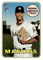 2018 Topps Heritage High Number #698 Merandy Gonzalez